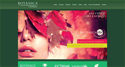 Desktop Screenshot of botanicacosmetics.com.br