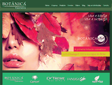 Tablet Screenshot of botanicacosmetics.com.br